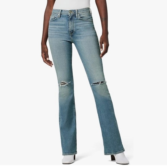 Hudson Highrise Bootcut Barbara Jeans Size 28 Slim Fit Light/Medium Wash - Picture 1 of 10